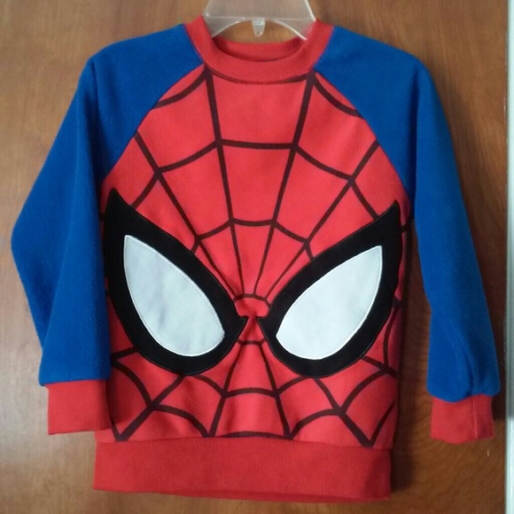 Spiderman Other - Disney Store Fleece Spiderman Top size 5/6